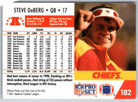 1992 Proset Steve DeBerg #182