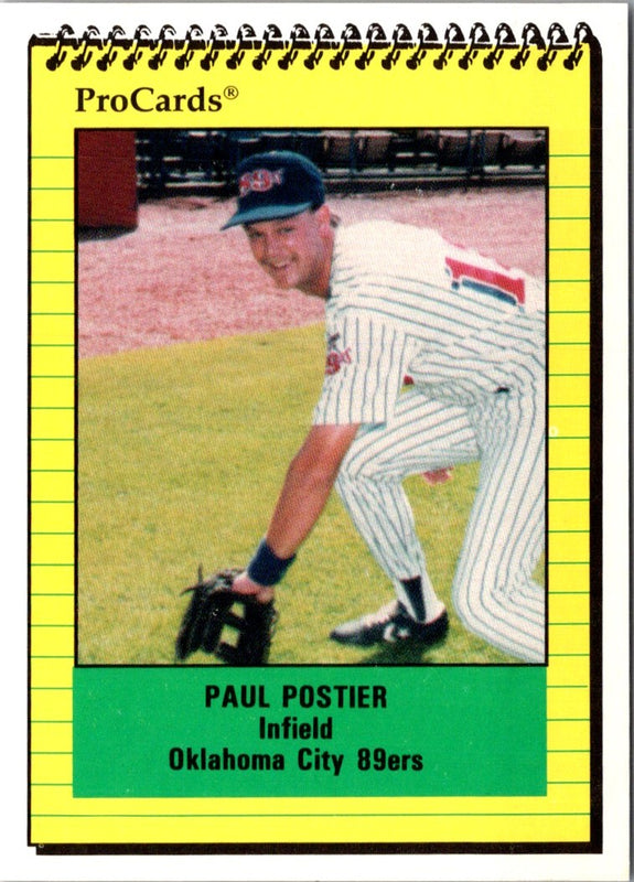 1991 ProCards Paul Postier #188