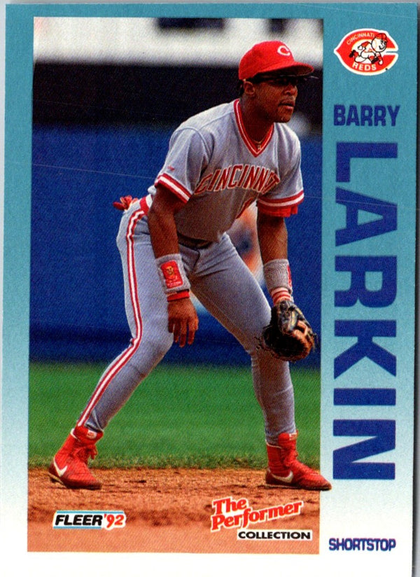 1992 Fleer 7 Eleven/Citgo The Performer Barry Larkin #14