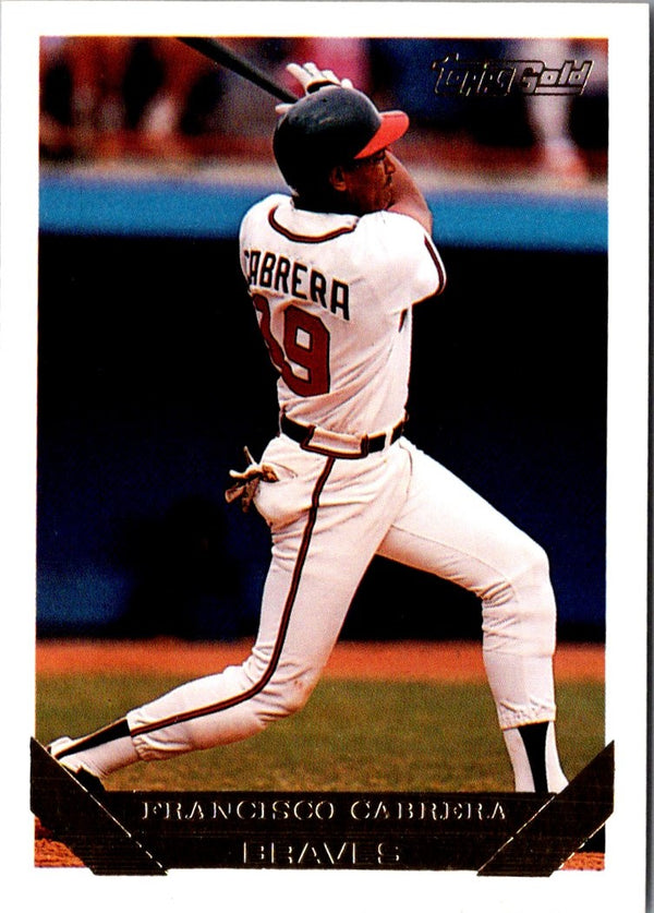 1993 Topps Francisco Cabrera #769