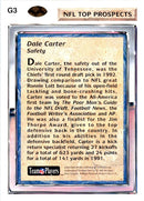 1992 Upper Deck Gold Dale Carter