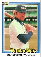1981 Donruss Marvis Foley #399 Rookie