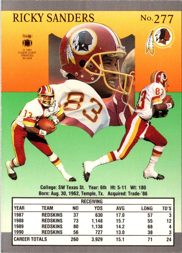 1991 Ultra Ricky Sanders