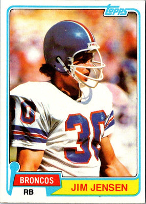 1981 Topps Jim Jensen #348 Rookie NM-MT