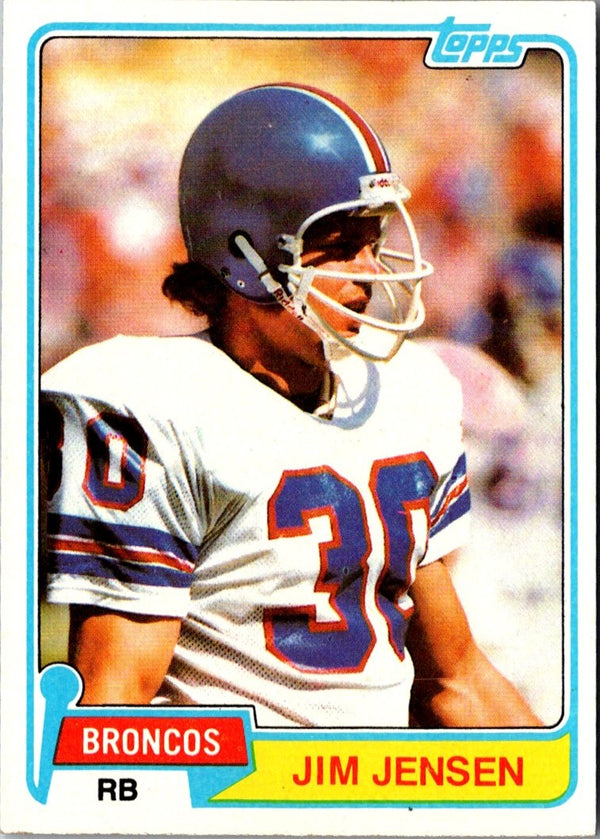 1981 Topps Jim Jensen #348 Rookie NM-MT