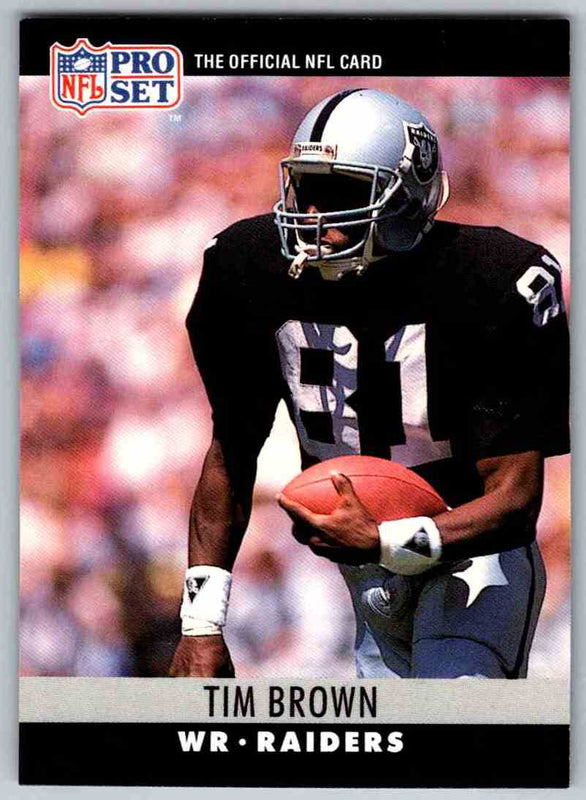 1990 Pro Set Tim Brown #150