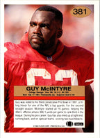 1992 Fleer Guy McIntyre #381
