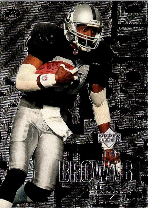 2000 Upper Deck Black Diamond Tim Brown #80