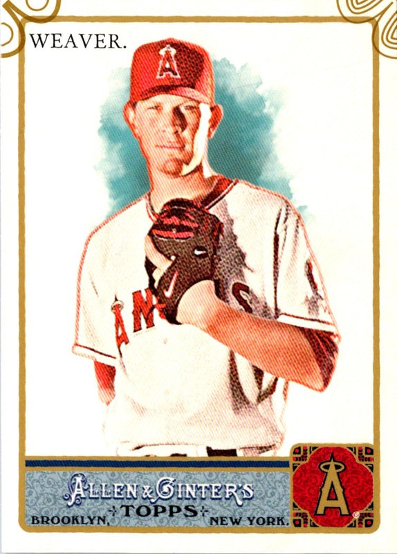 2011 Topps Allen & Ginter Jered Weaver #196
