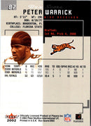 2002 Fleer Box Score Peter Warrick