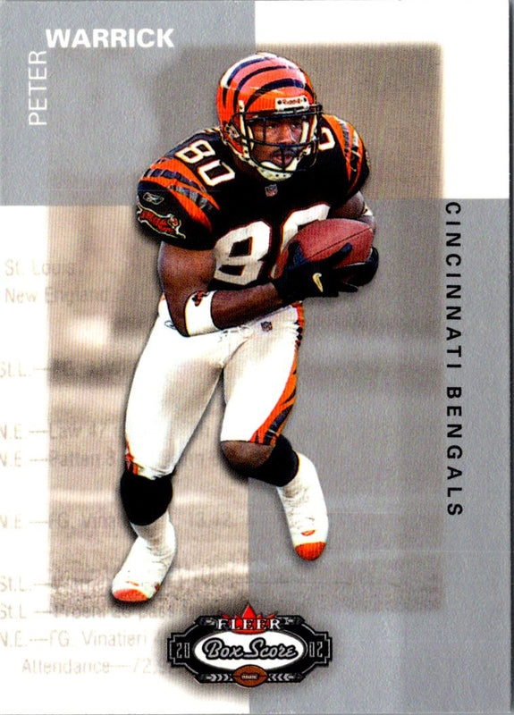 2002 Fleer Box Score Peter Warrick #87