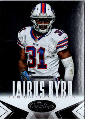 2014 Panini Certified Jairus Byrd #62