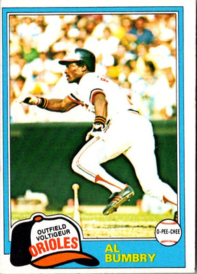 1981 O-Pee-Chee Al Bumbry #34