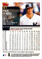 2000 Topps Opening Day Paul O'Neill #51