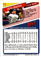 1992 Topps Eric Karros/Tom Goodwin #14