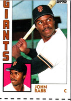 1984 Topps John Rabb #228 Rookie