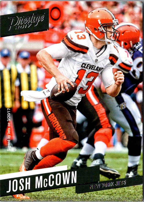 2017 Panini Prestige Josh McCown #184