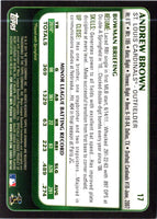 2011 Bowman Draft Picks & Prospects Andrew Brown #17 Rookie