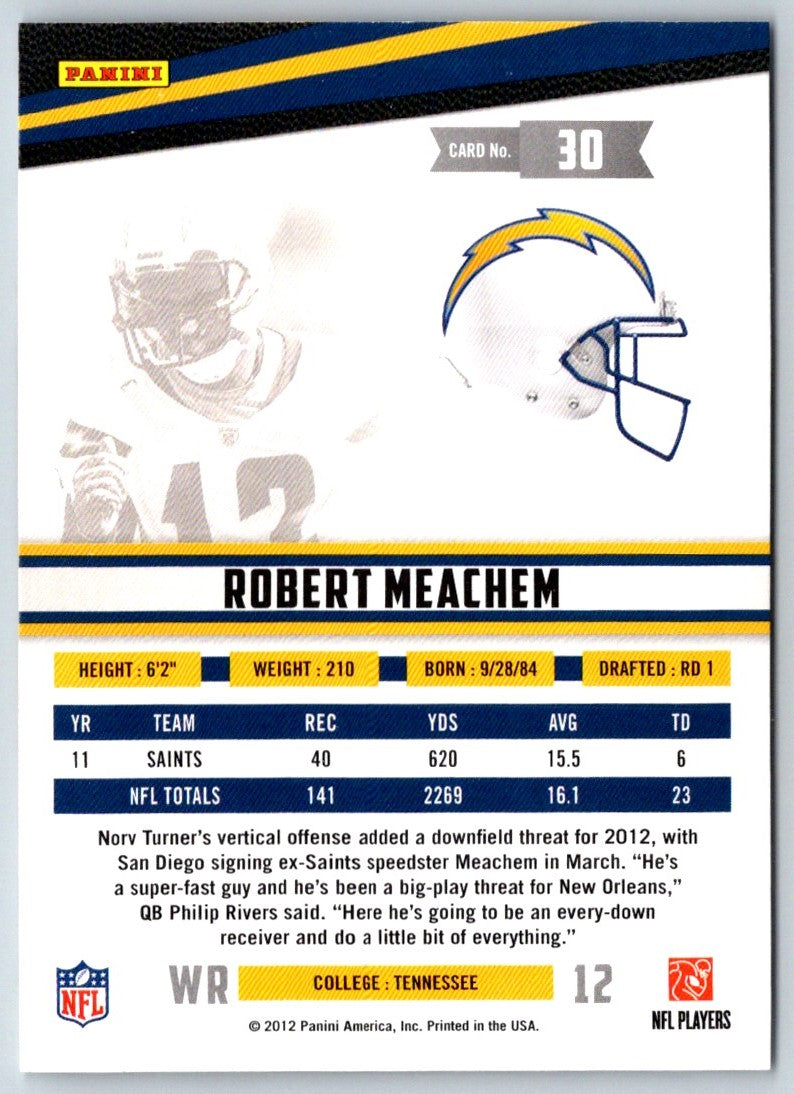 2012 Panini Rookies & Stars Robert Meachem