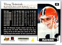 1995 Score Vinny Testaverde #40