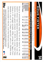 2012 Topps Opening Day Doug Fister #94