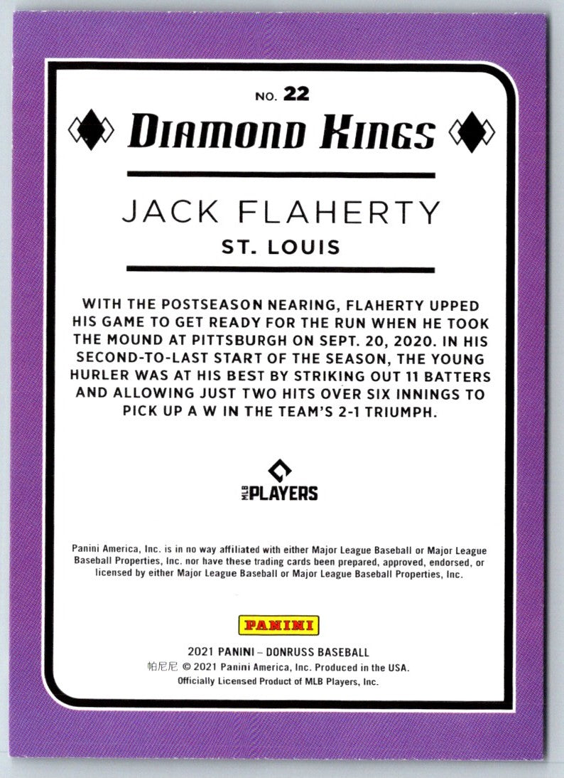 2021 Donruss Jack Flaherty