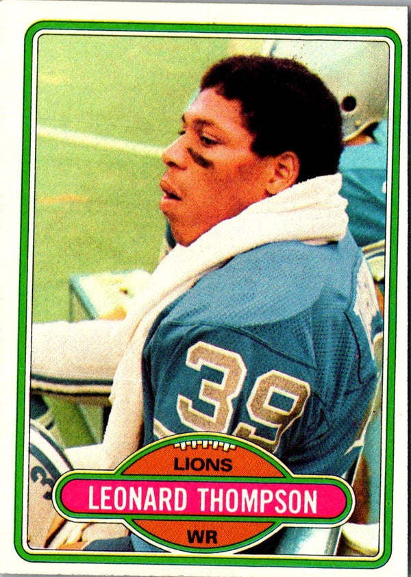 1980 Topps Leonard Thompson #172 Rookie NM-MT