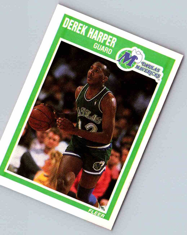 1989 Fleer Derek Harper #35