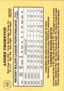 1985 Donruss Andre Thornton