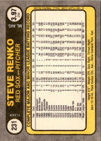 1981 Fleer Steve Renko #231