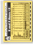 1990 Topps Tiffany Paul Kilgus