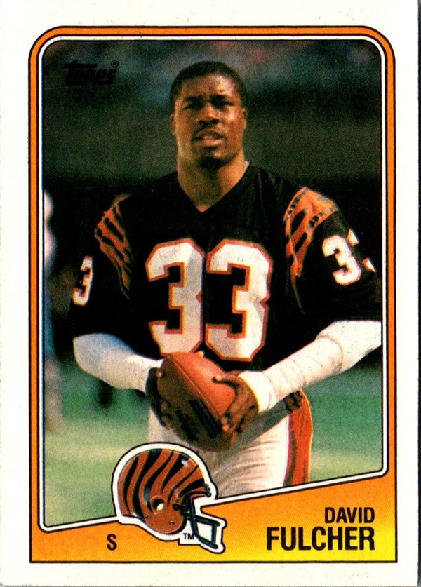 1988 Topps David Fulcher #349 Rookie