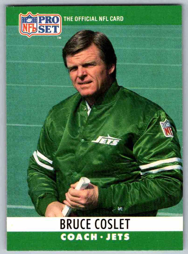 1990 Pro Set Bruce Coslet #242