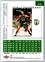 2001 Fleer Genuine Vitaly Potapenko #32