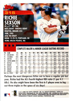 2000 Topps MVP Promotion Richie Sexson #315