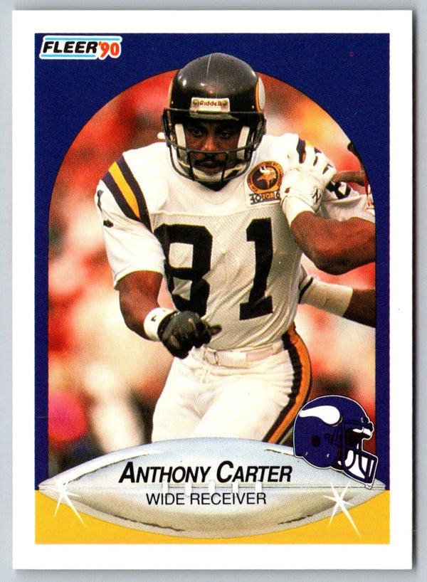 1990 Fleer Anthony Carter #96