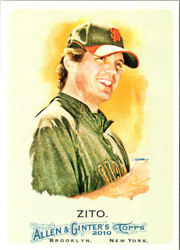 2010 Topps Allen & Ginter Barry Zito #296