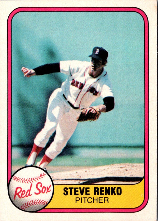 1981 Fleer Steve Renko #231