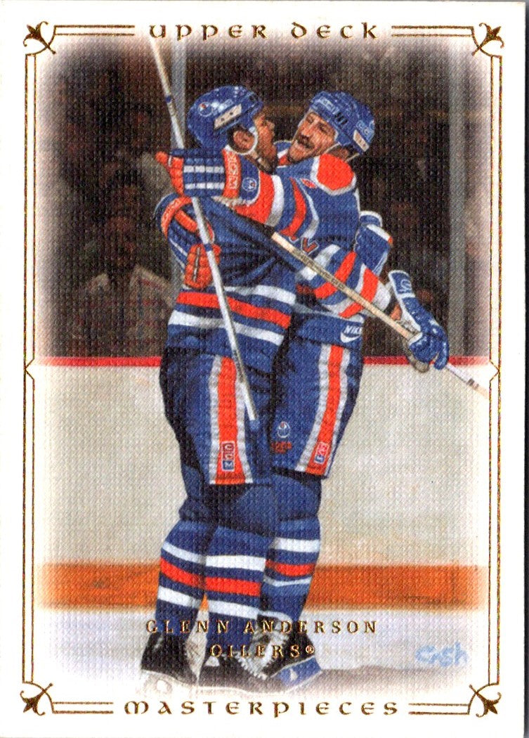 2008 Upper Deck Masterpieces Glenn Anderson