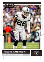 2017 Score David Amerson #25