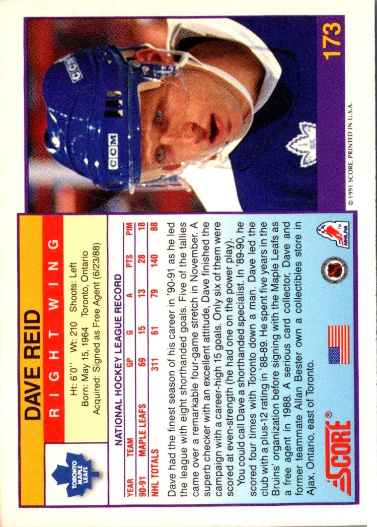 1991 Score American Dave Reid