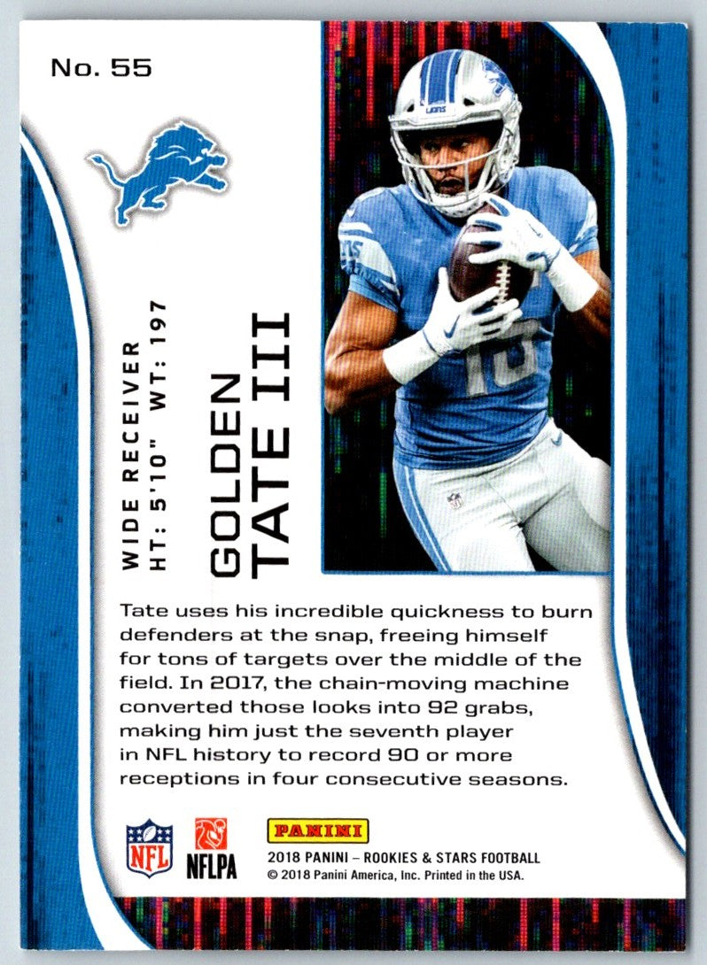 2018 Panini Rookies & Stars Golden Tate III