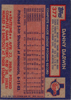 1984 Topps Danny Darwin #377