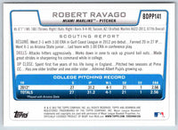 2012 Bowman Robert Ravago #BDPP141