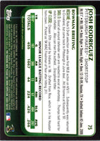 2011 Bowman Draft Picks & Prospects Josh Rodriguez #75 Rookie