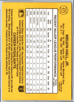 1986 Donruss Mel Hall #473