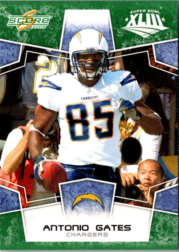 2008 Score Super Bowl XLIII Antonio Gates #264