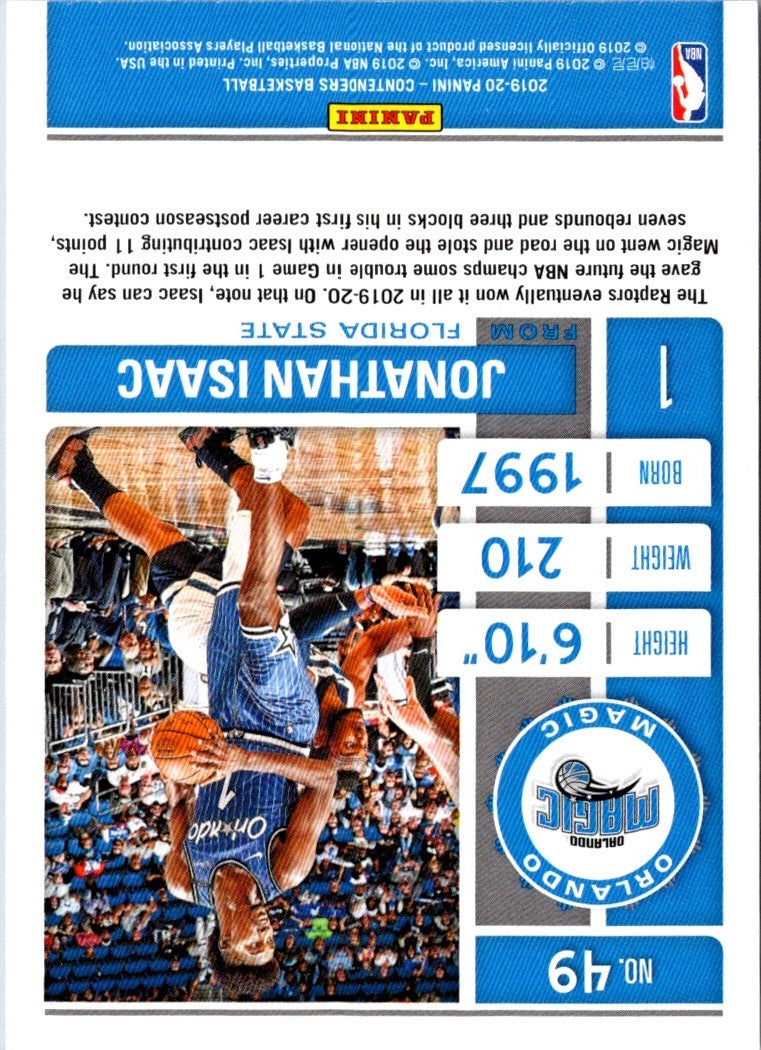 2018 Panini Jonathan Isaac