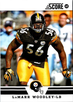 2012 Score LaMarr Woodley #191