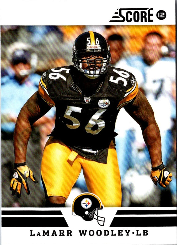 2012 Score LaMarr Woodley #191